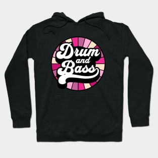 DRUM AND BASS  - Color Wheel (purple/pink)) Hoodie